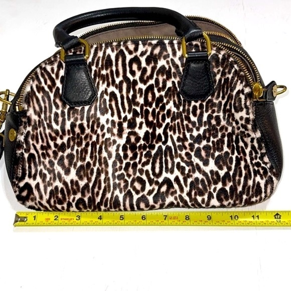 NWOT J. Crew Bienniel Medium Satchel Calf Hair Leopard - Picture 15 of 15